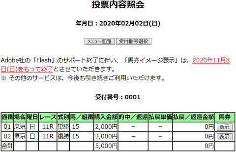 購入馬券照会_20200202